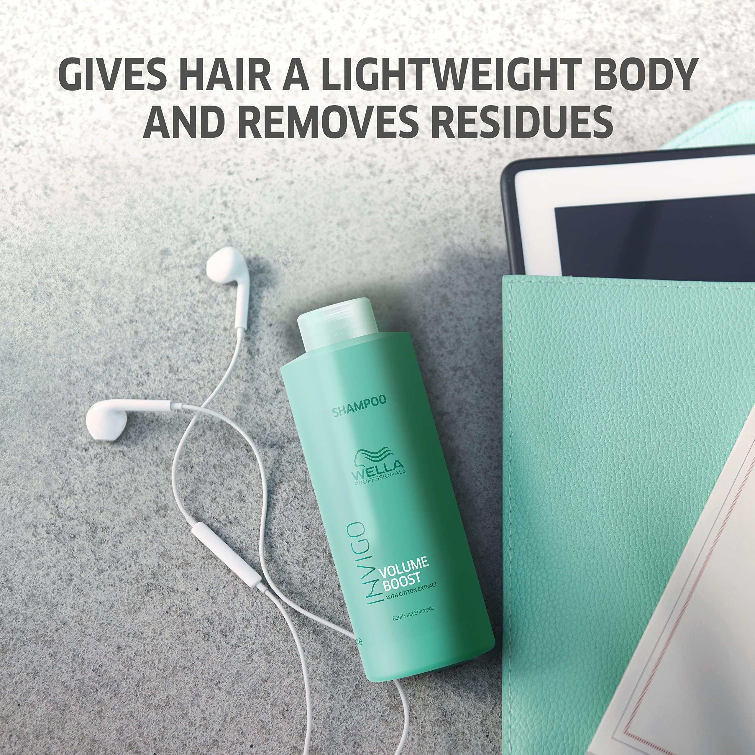 WELLA PROFESSIONALS Wella Professionals Invigo Volume Boost Shampoo| For Added Volume| With Bodyfying Spring Blend| 33.8 Fl Oz