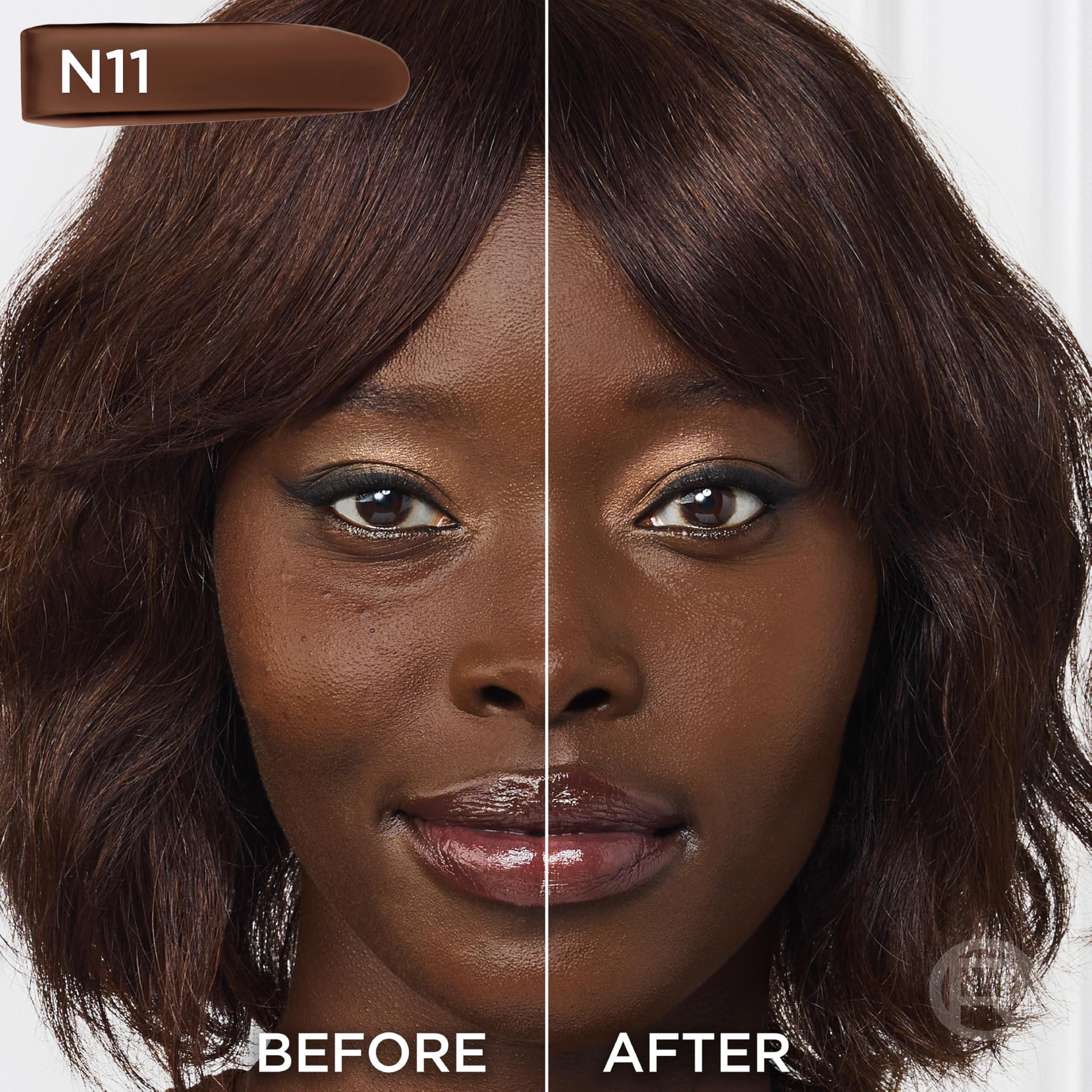 L’Oréal Paris L\'Oreal Paris True Match Super-Blendable Foundation, Medium Coverage Liquid Foundation Makeup, N11, Deep, 1 Fl Oz