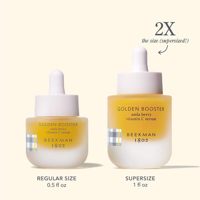 Beekman 1802 Beekman 1802 Golden Booster Amla Berry Face Serum - Fragrance Free - 1 fl oz - Plant-Based Vitamin C Alternative - Good for Sensitive Skin - Cruelty Free