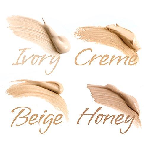 Dermacia Dermacia PRO Breathable Foundation (Ivory), Dr. Recommended, Hypoallergenic, Long Lasting, Lightweight, Professional Oxygenating Makeup, Best for Sensitive Skin, Acne & Rosacea, Made in USA