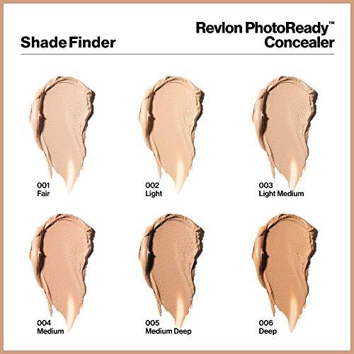 REVLON Revlon Concealer Stick, PhotoReady Face Makeup for All Skin Types, Longwear Medium- Full Coverage with Creamy Finish, Lightweight Formula, 005 Medium Deep, 0.16 Oz (Pack of 2)