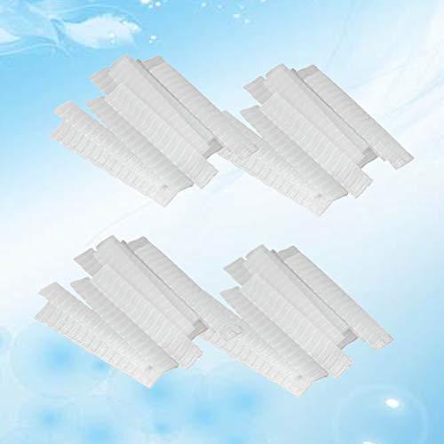 Beavorty 100pcs Sleeves Makeup Brush Mesh Cover Makeup Net Mesh Covers Makeup Brush Bubbles Makeup Face Cover Net Brush Guard Makeup Pen Net Protector Breathable White Makeup Brush Set