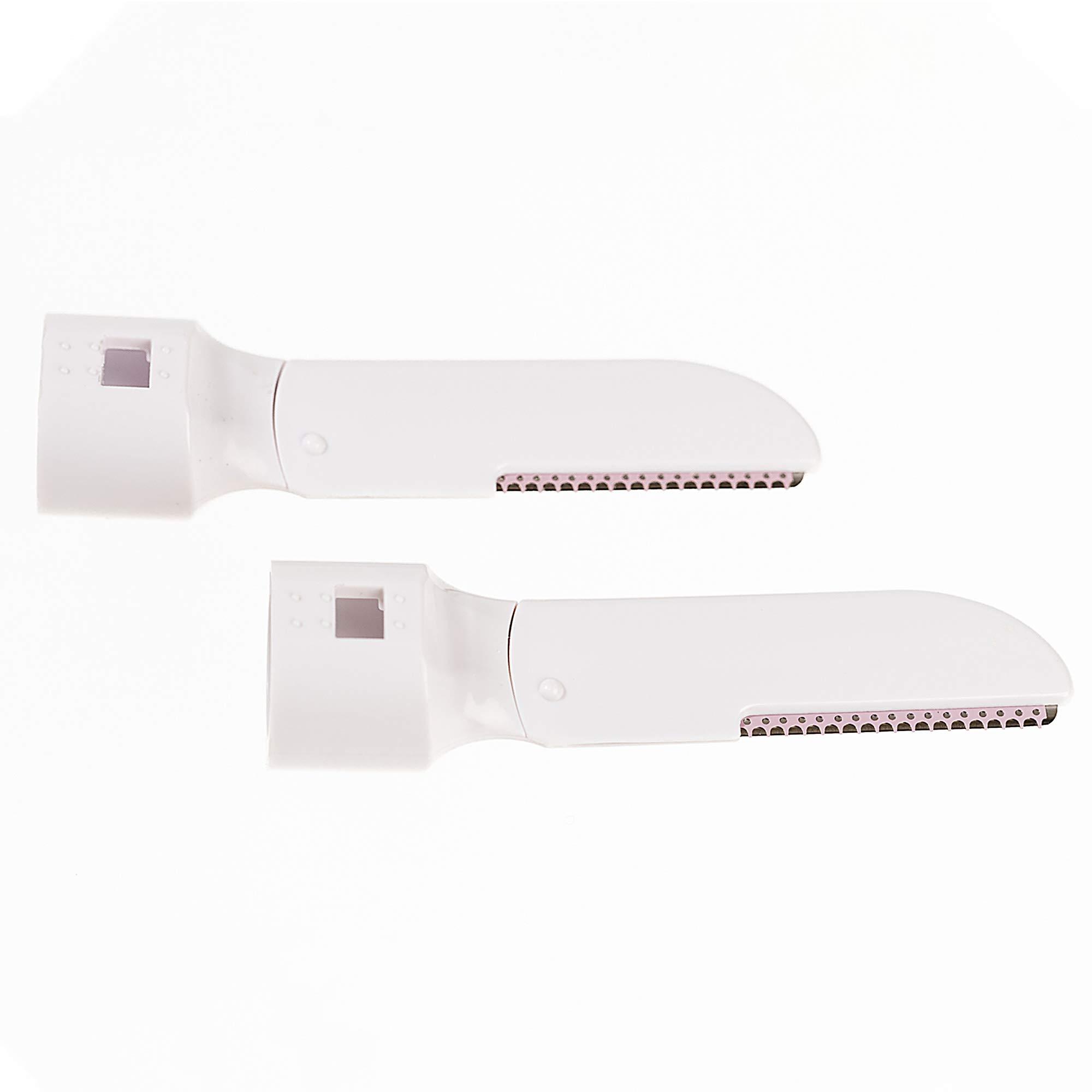 About Face About Face Sonic Beauty-Wand Refill Blades for Exfoliating, 4 Pack Includes 2 Facial Blades & 2 Brow Blades