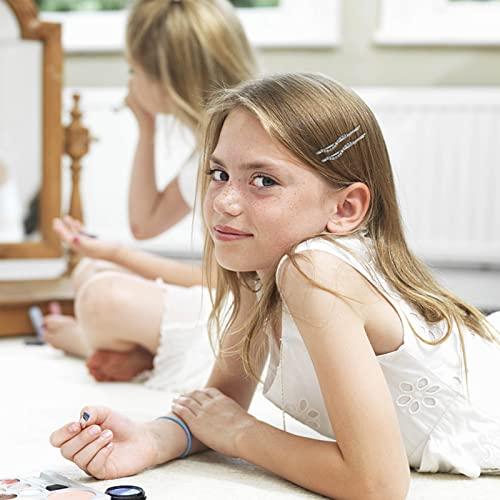 YISSION YISSION 200 Pcs Mini Hair Clips + 16 Pieces Fancy Rhinestone Bobby Pins