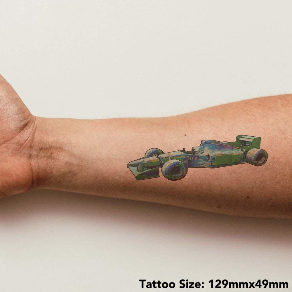 Azeeda Large \'F1 Race Car\' Temporary Tattoo (TO00029675)