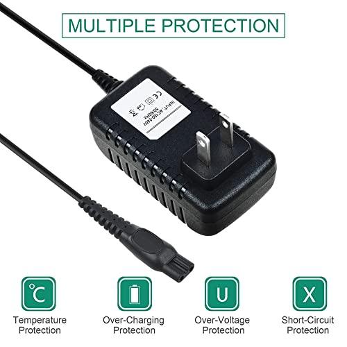 Digipartspower Digipartspower AC Adapter Charger for Norelco 7180XL 7885XL RQ1050 Shaver Power Supply