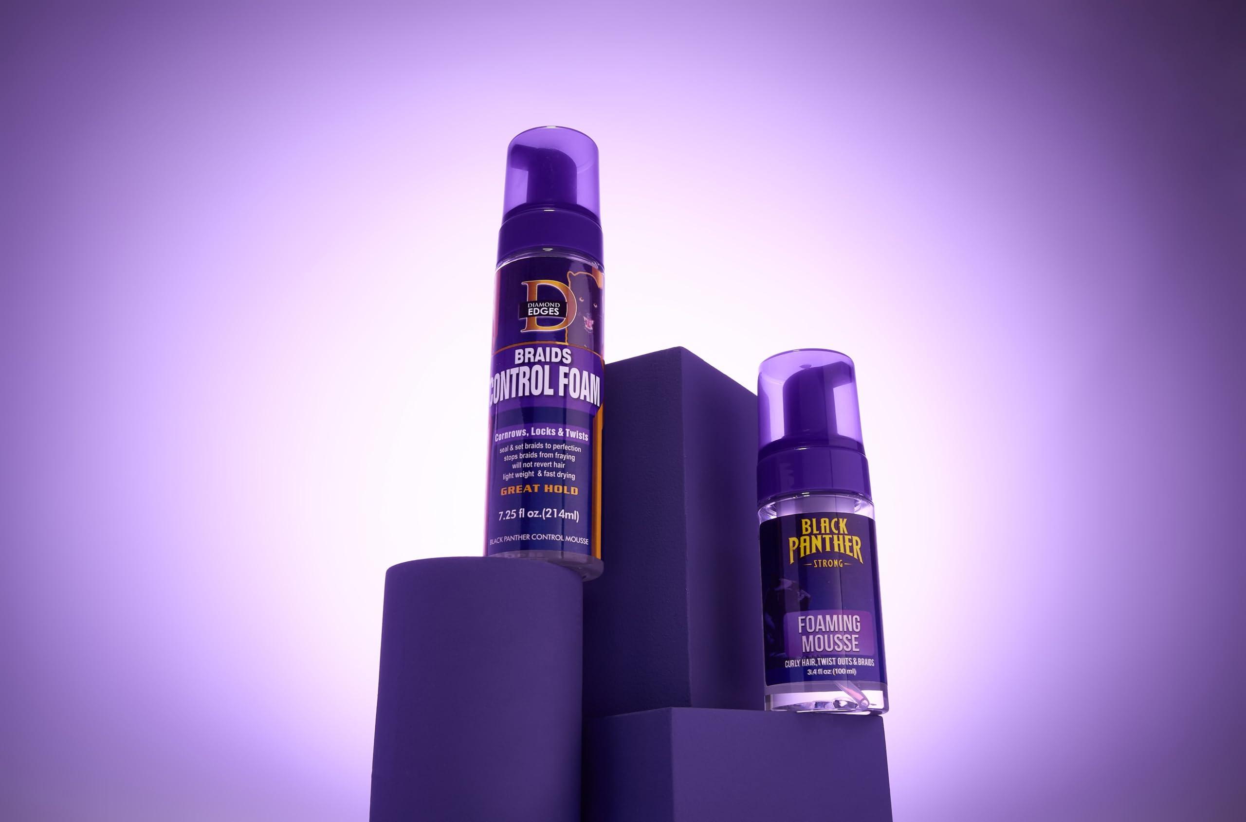 The Roots Naturelle The Roots Naturelle Black Panther Braid Foam & Edge Control (Braid Kit) 2 Pc Pack