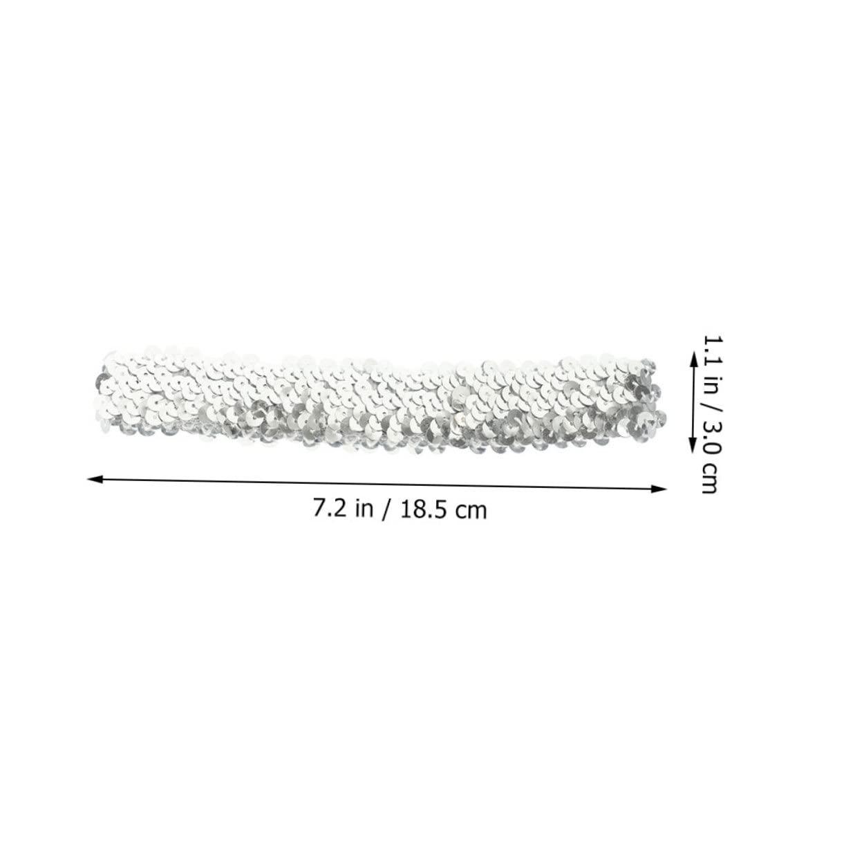 Beatifufu Beatifufu 12pcs Stretch Sequin Headband Yoga Headbands for Women Sparkly Headband Sequin Headbands for Women Headband for Women Glitter Headband Women Headband Fashion Scarf Women\'s Sequins