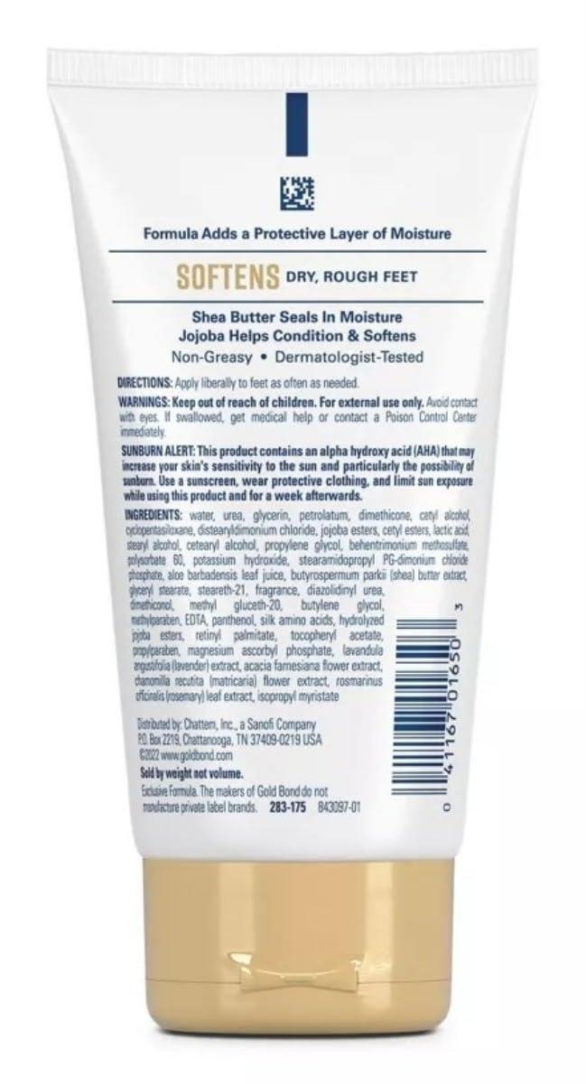 Gold Bond Gold Bond Softening Hydrating Foot Cream 4 Ounce (Pack of 2)