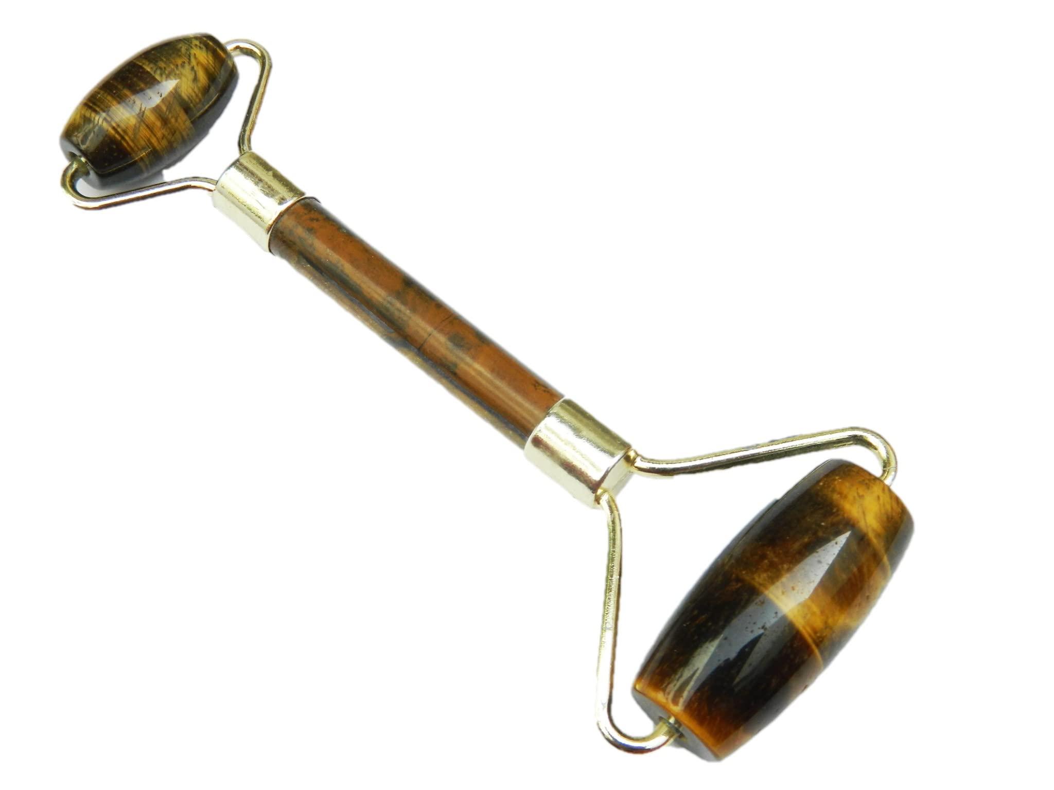 Generic Natural Tiger eye Face roller massager