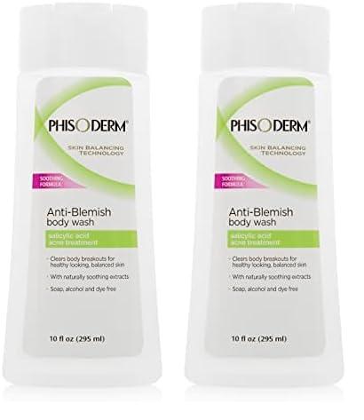 Phisoderm Phisoderm Anti-Blemish Body Wash for Acne, 10 fl oz Bottle (Pack of 2)