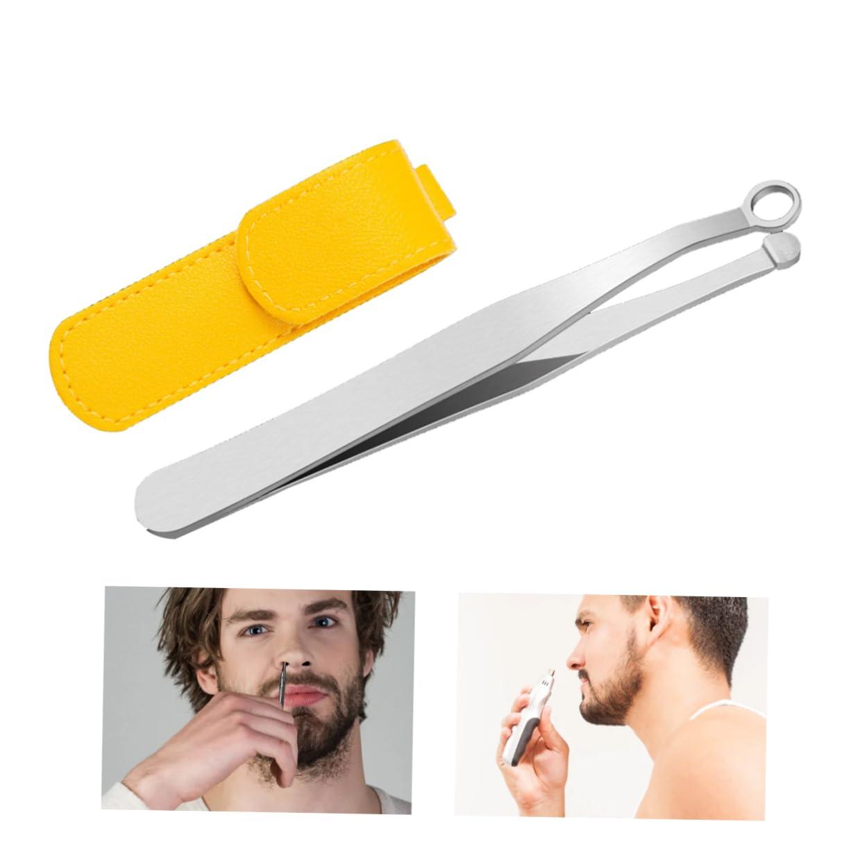 Beavorty Beavorty 1 Set Nose Hair Clip Tweezers Facial Tools Cleaning Tools Nose Hair Remover Trimmer Tool Nose Hair Trimmers Trimming Tool Nasal Hair Trimmer Nasal Hair Clip Stainless Steel