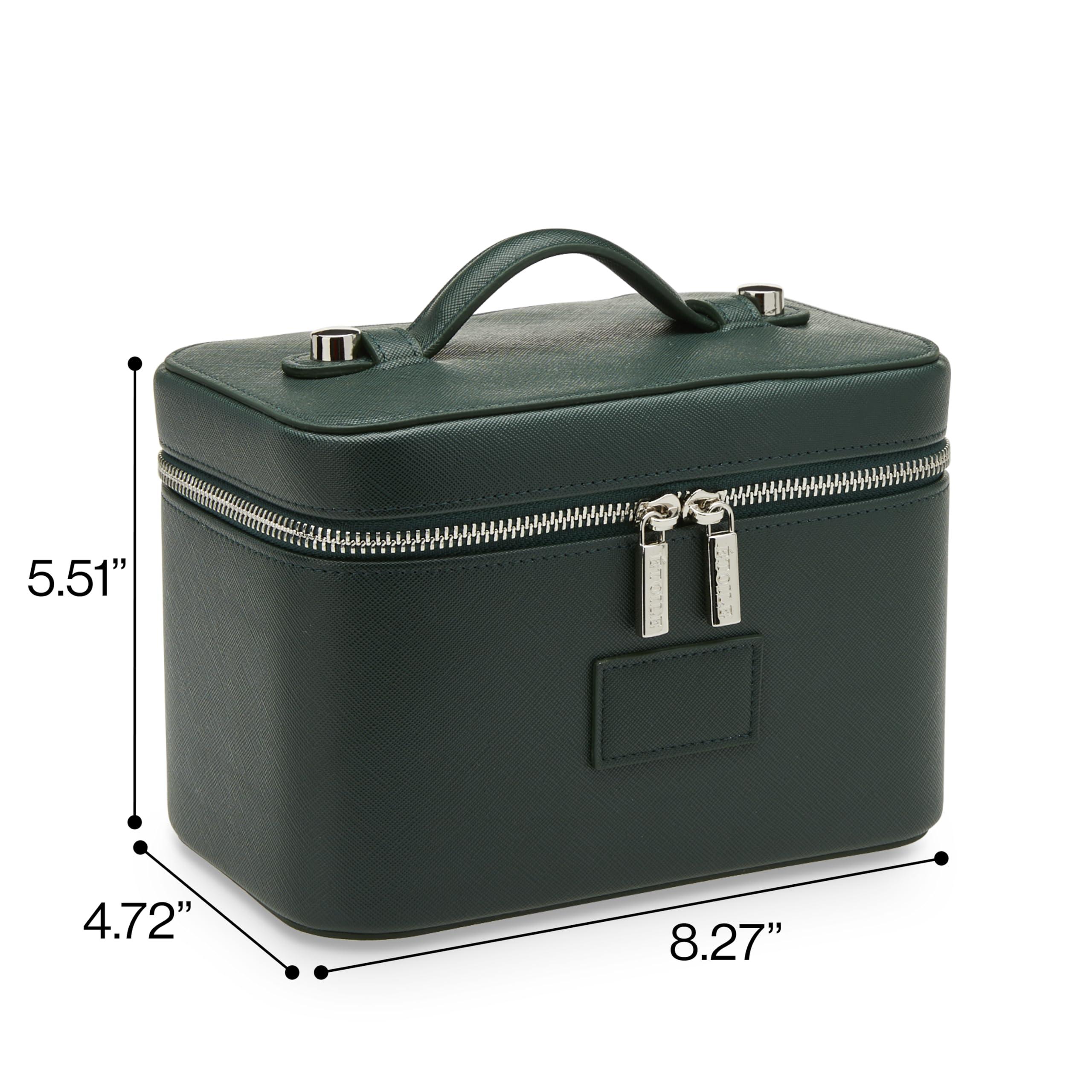 ETOILE ETOILE - Mini Vanity Case Forest - Stylish Travel Makeup Bag Organizer With Removable Dividers