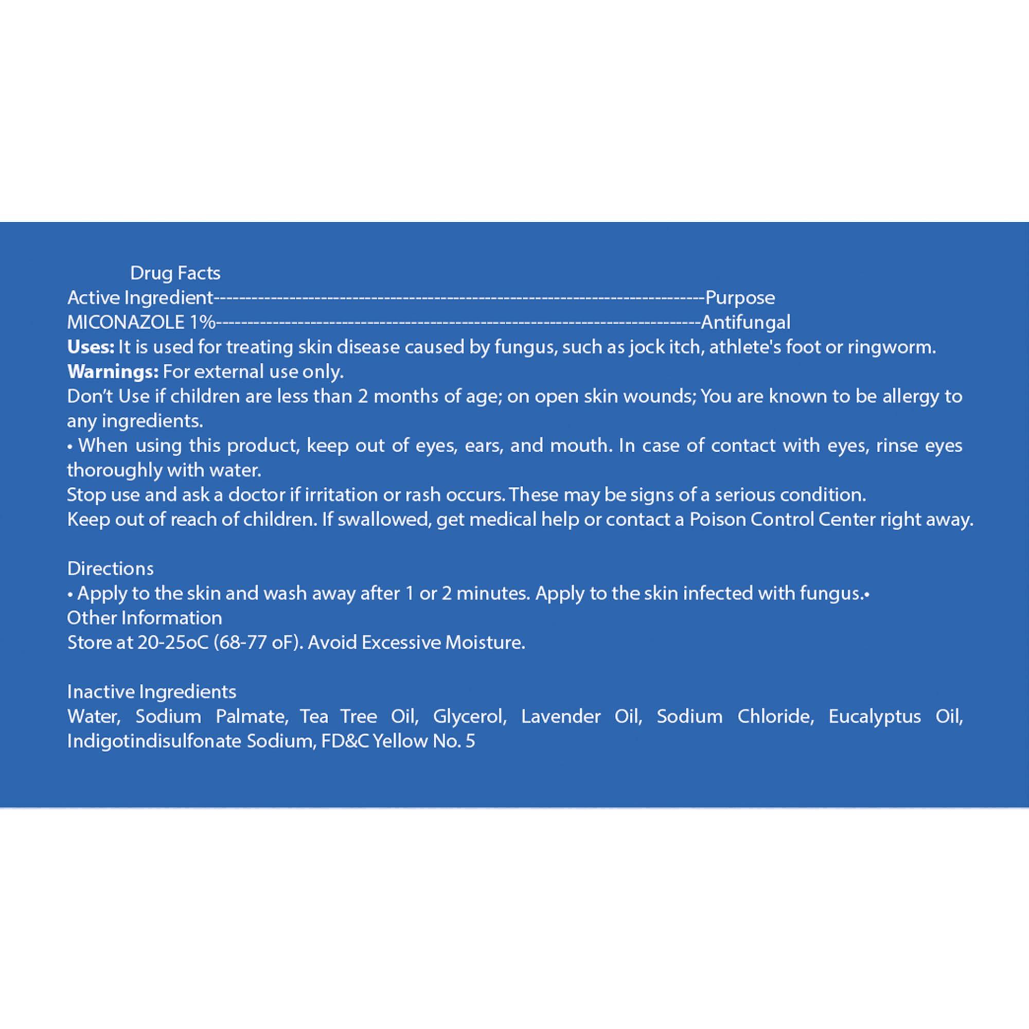 Battleskin Battleskin Antifungal Medicated Soap Bar, Tea Tree Oil Body Soap Bar, Athletes Foot Jock Itch Ringworm Yeast Infection Treatment With Natural Oil