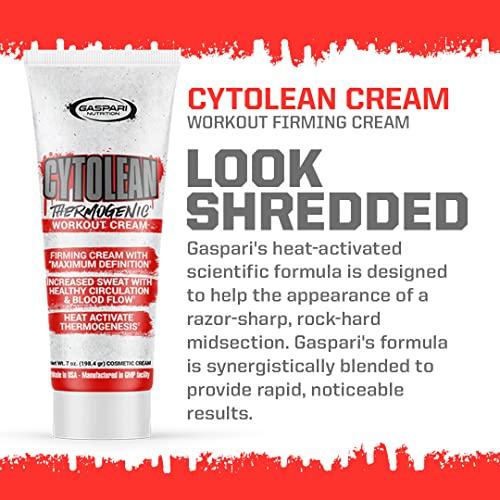 Gaspari Nutrition Gaspari Nutrition Cytolean Cream, Workout Cream, Firming Cream, Maximum Definition, Increased Circulation and Blood Flow, Heat Activated (7 Oz Cream)