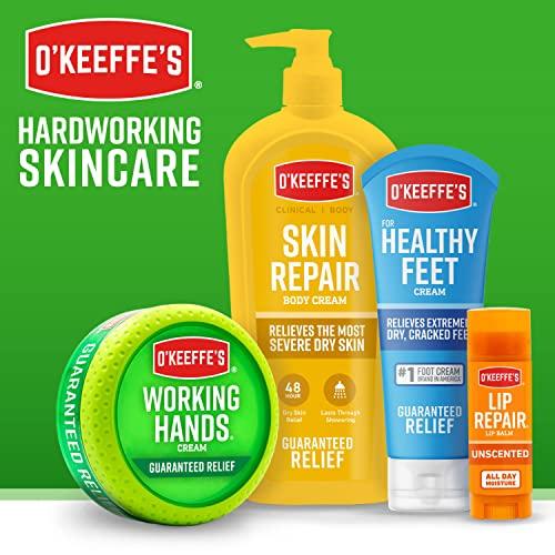 O'Keeffe's O'Keeffe's Skin Repair Body Lotion and Dry Skin Moisturizer, Pump Bottle, 12 ounce, Packaging May Vary