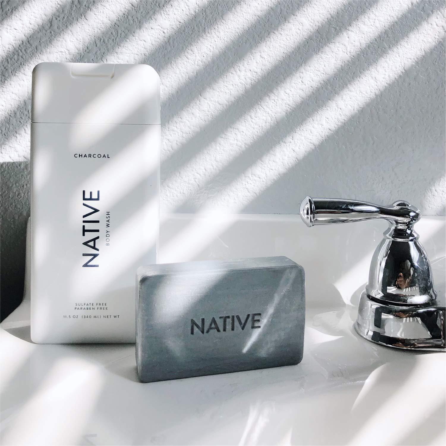 Native Native Body Wash 3 Pack - Natural Body Wash Women & Men - SLS & Paraben Free - Cucumber & Mint, Coconut & Vanilla, Lavender & Rose
