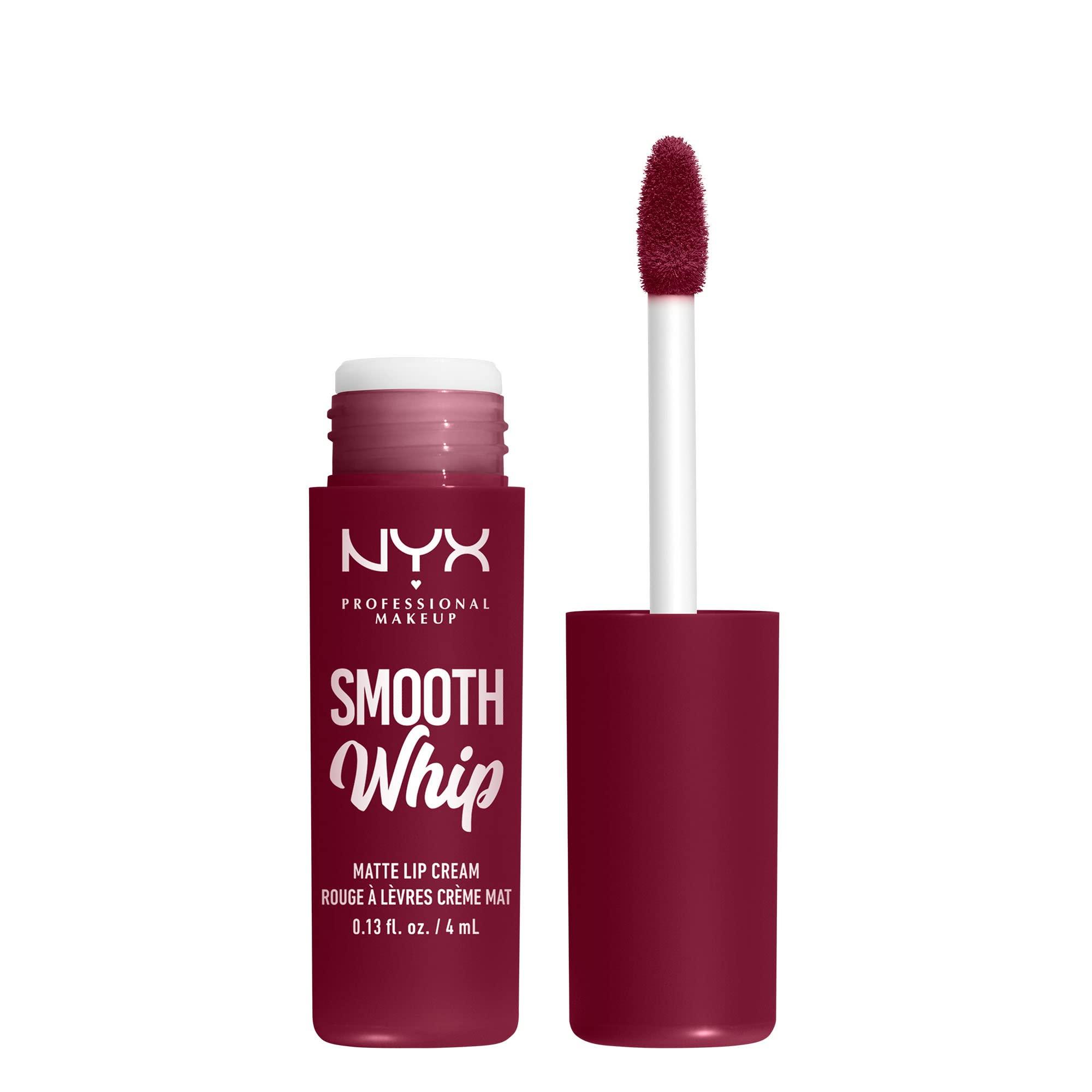 NYX PROFESSIONAL MAKEUP NYX PROFESSIONAL MAKEUP Smooth Whip Matte Lip Cream, Long Lasting, Moisturizing, Vegan Liquid Lipstick - Chocolate Mousse (Deep Red Brown)