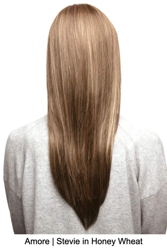 Belle of Hope Belle of Hope STEVIE Double Mono Synthetic Wig by Amore, 5PC Bundle: Wig, 4oz Mara Ray Enriched Shampoo, Conditioner, Wide Tooth Comb, and 19 Page Guide (Marble Brown)