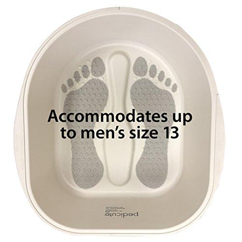 Continuum Pedicure CONTINUUM PediCute Portable Foot Spa - Eco-Friendly & Mobile Foot Bath that works like a Full Size Pedicure Spa (No Plumbing Needed)