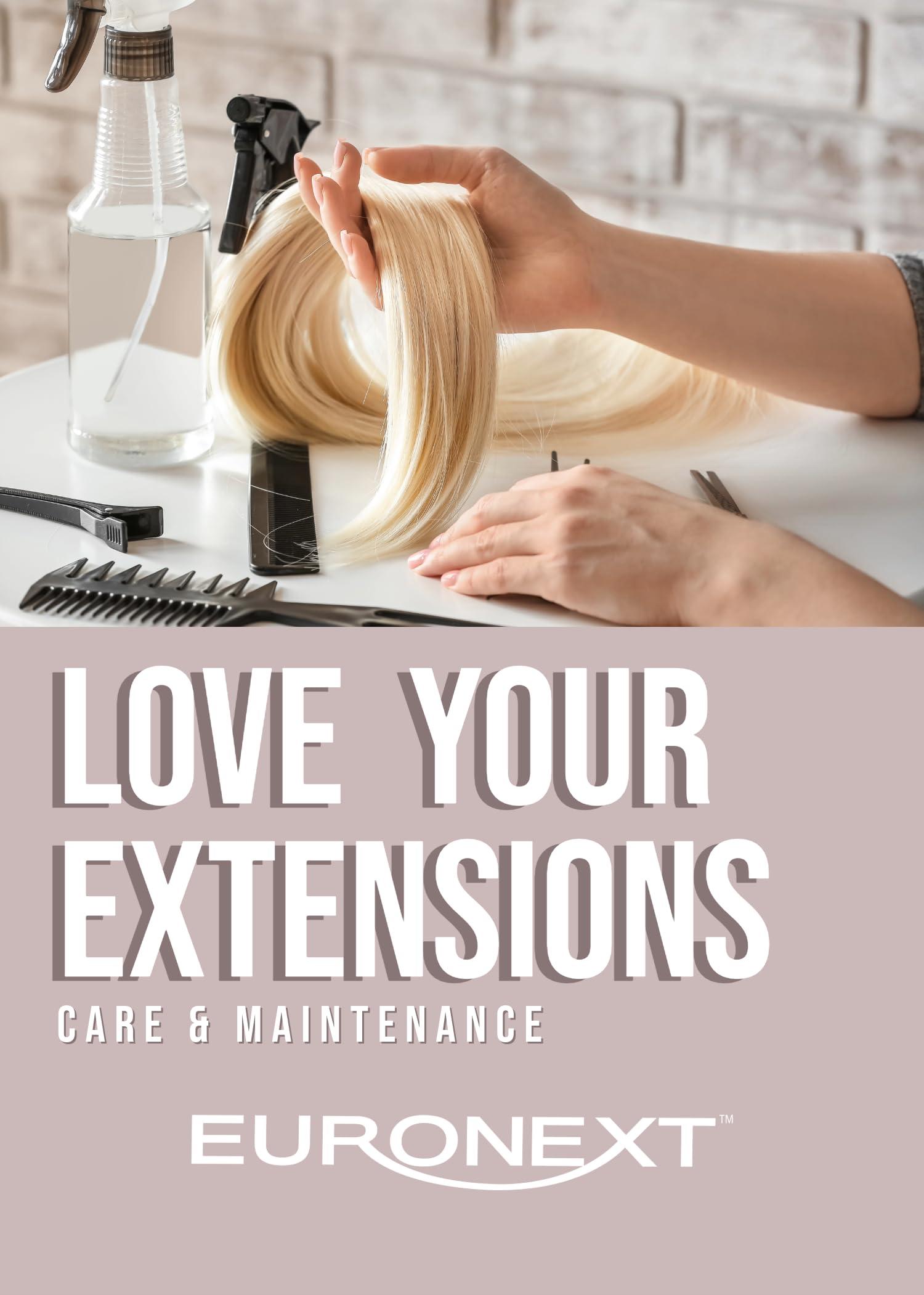 Euronext VALENTINE DAY SALE COUPON-EURONEXT Clip In Remy Human Hair Extensions (18 inch, Espresso) Curly, Straight,Wavy