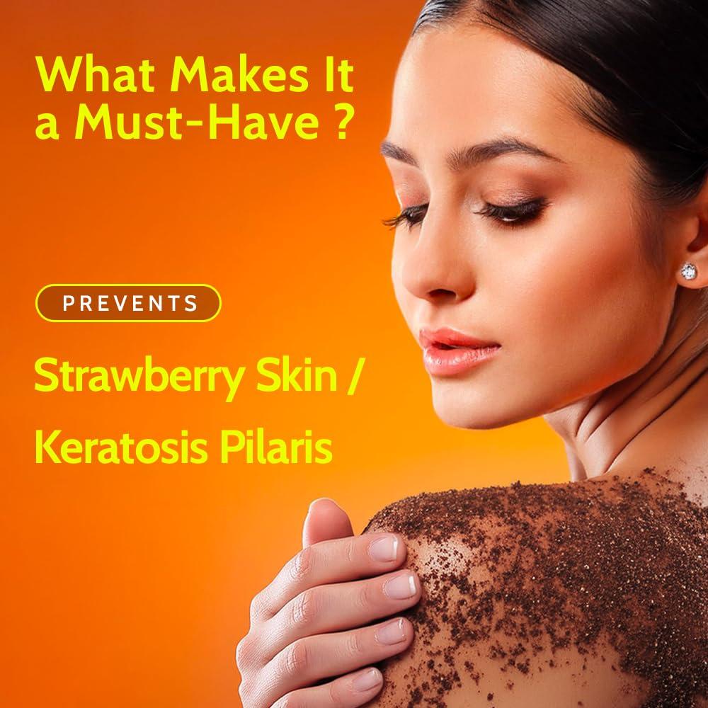 Chemist at Play Chemist at Play Exfoliating Body Scrub For Removing Tan & Dead Skin Cells | Rough & Bumpy Skin, Tanned & Pigmented Skin | For Smooth, Soft & Bright Skin | Natural AHAs | Coffee 2.6 fl oz.