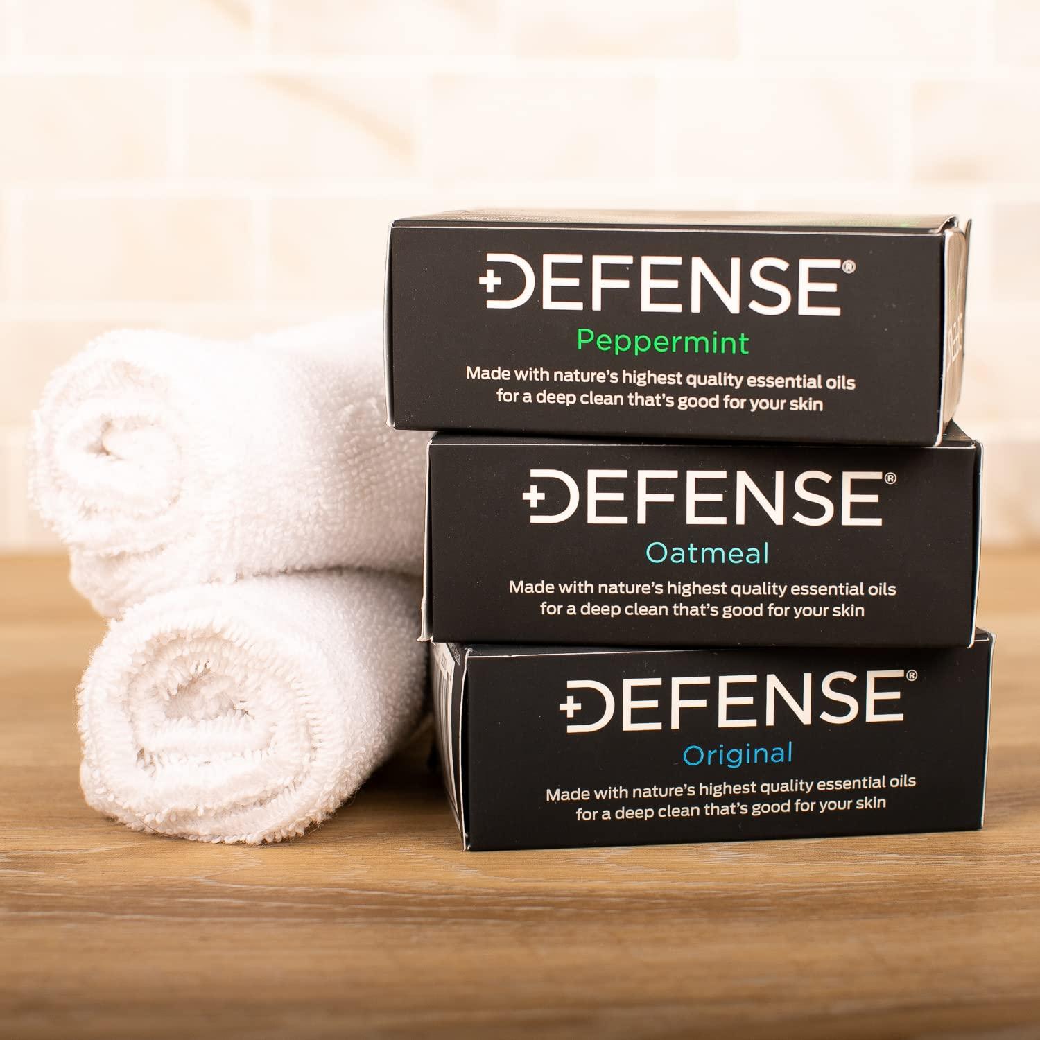 Defense Soap Defense Soap 5pk All Natural Tea Tree Bar Soap for Men | Made by Wrestlers with Tea Tree Oil & Eucalyptus Oil to Promote Healthy Skin