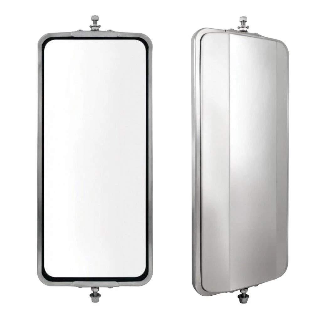 FORTPRO Fortpro 7" x 16" Stainless Steel West Coast Mirror Head | F245678