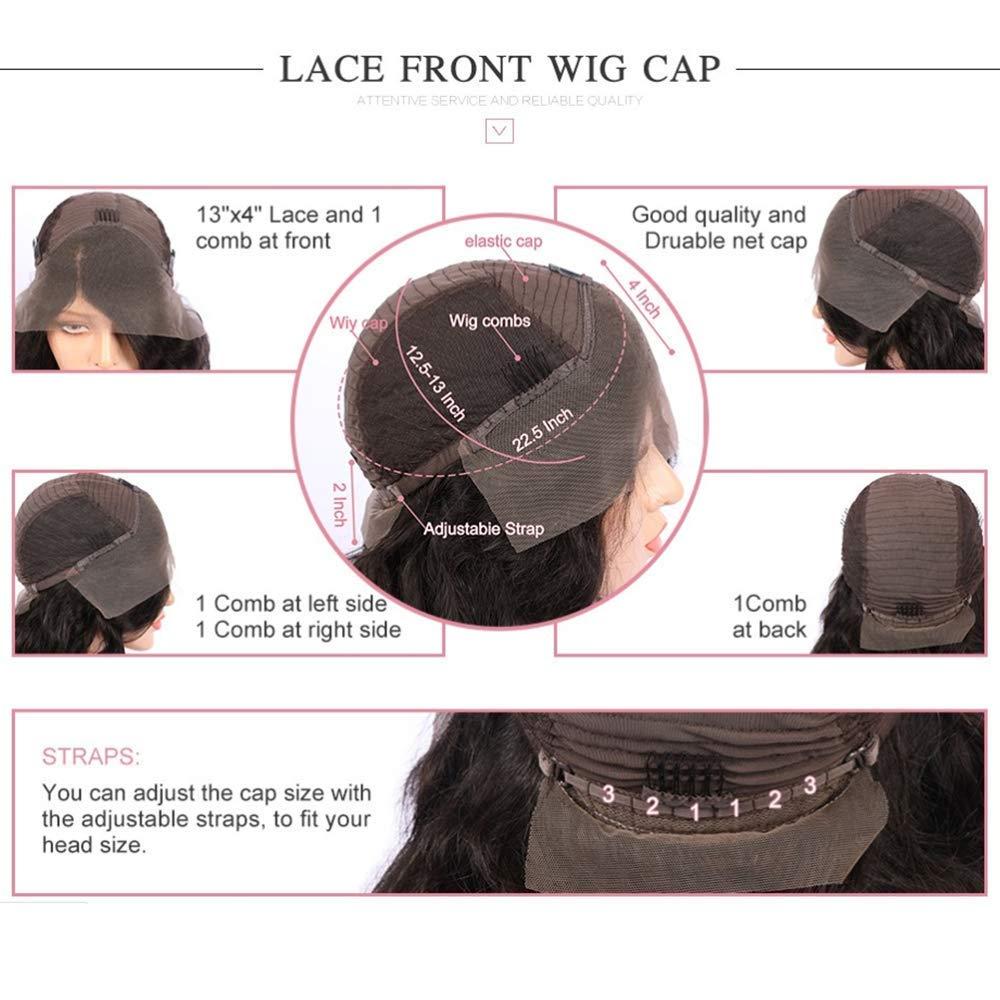 JYZ JYZ Burmese Curly Hair Lace Front Wigs Human Hair Wigs 180% Density Human Hair Wig Pre Plucked Bleached Knots with Baby Hair 13X4 Raw Deep Wave Lace Front Wigs Human Hair 12 Inch Free Part