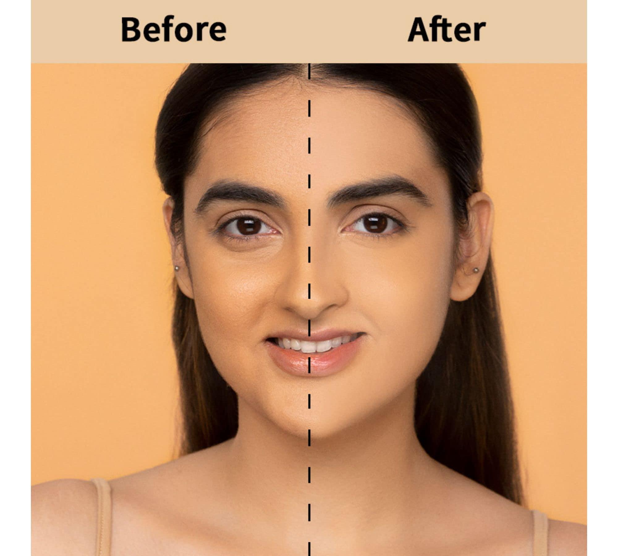 NYKAA Nykaa Cosmetics All Day Matte Compact Powder - Face Powder for Flawless Finish - Pressed Powder Infused with Vitamin E - 03 Beige - 0.28 oz