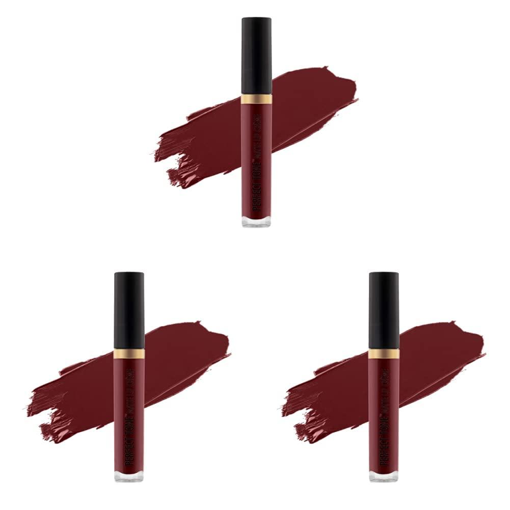 Black Radiance Black Radiance Perfect Tone Matte Liquid Lipstick Lip Crème Pretty Sexy (Pack of 3)