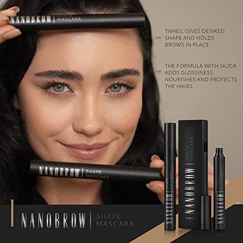 NANOBROW Nanobrow Shape Mascara Light Brown– tinted mascara for eyebrows, perfect brow definition, easy brow styling