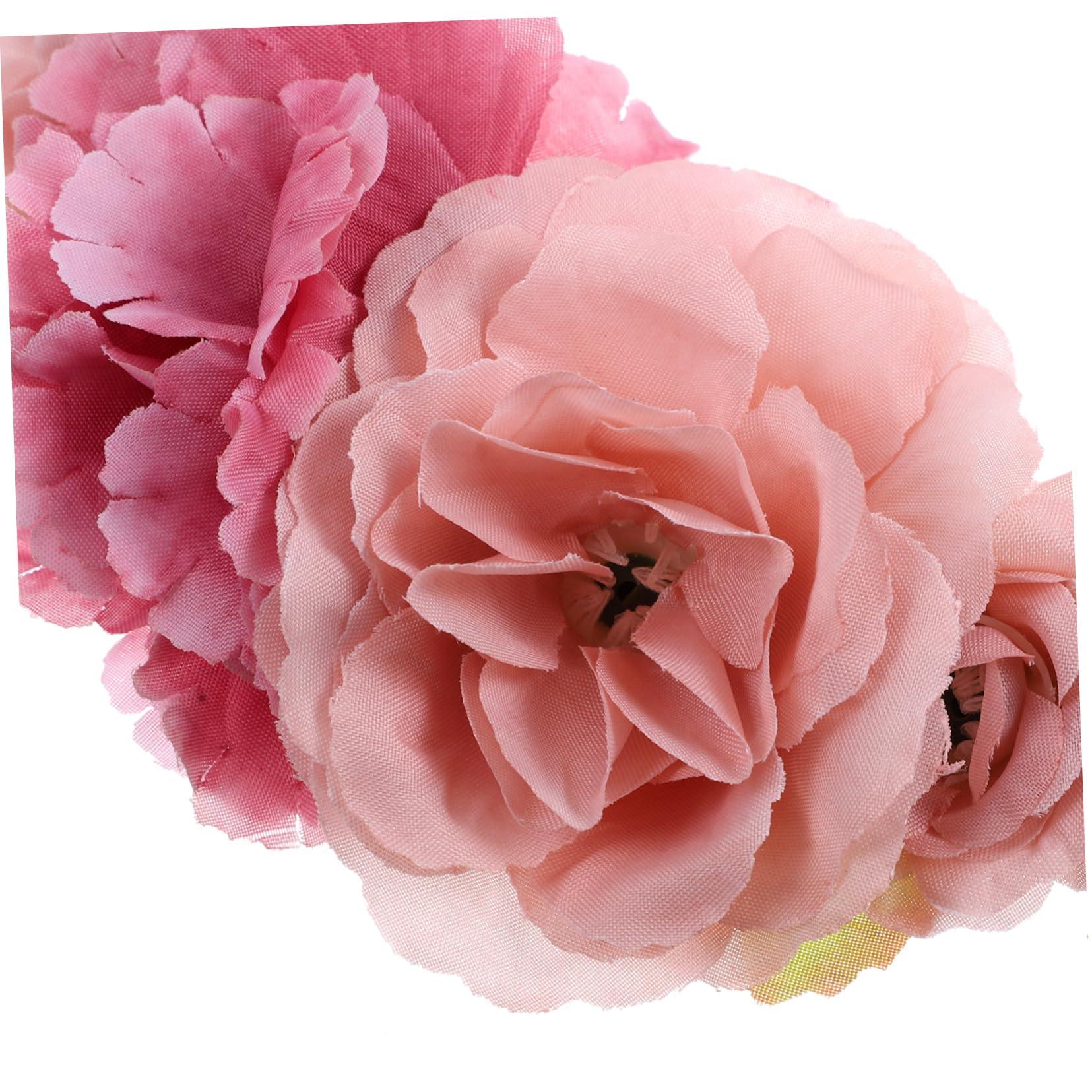 Homoyoyo Homoyoyo Flower Headpiece Flower Headbands for Wedding Flower Headband Flower Wreath Bridal Headpieces Flower Crowns Head Bands for Women\'s Hair Floral Garland Crown Lily Bulk Bridesmaid