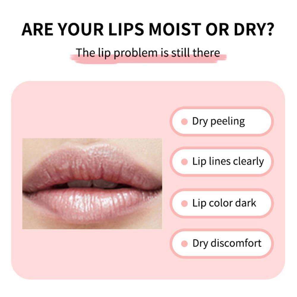 KlsyChry Lip Sleeping Mask Overnight Treatment, Lip Moisturizer for Very Dry Lips, Night Time Lip Balm Sleeping Lip Repair Mask for Dry Cracked Lips (Berry)