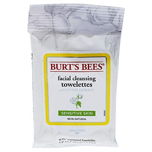 Burt's Bees Burt\'s Bees Burts Bees Facial Cleansing Towelettes Sensitive Towelettes Women 10 Count