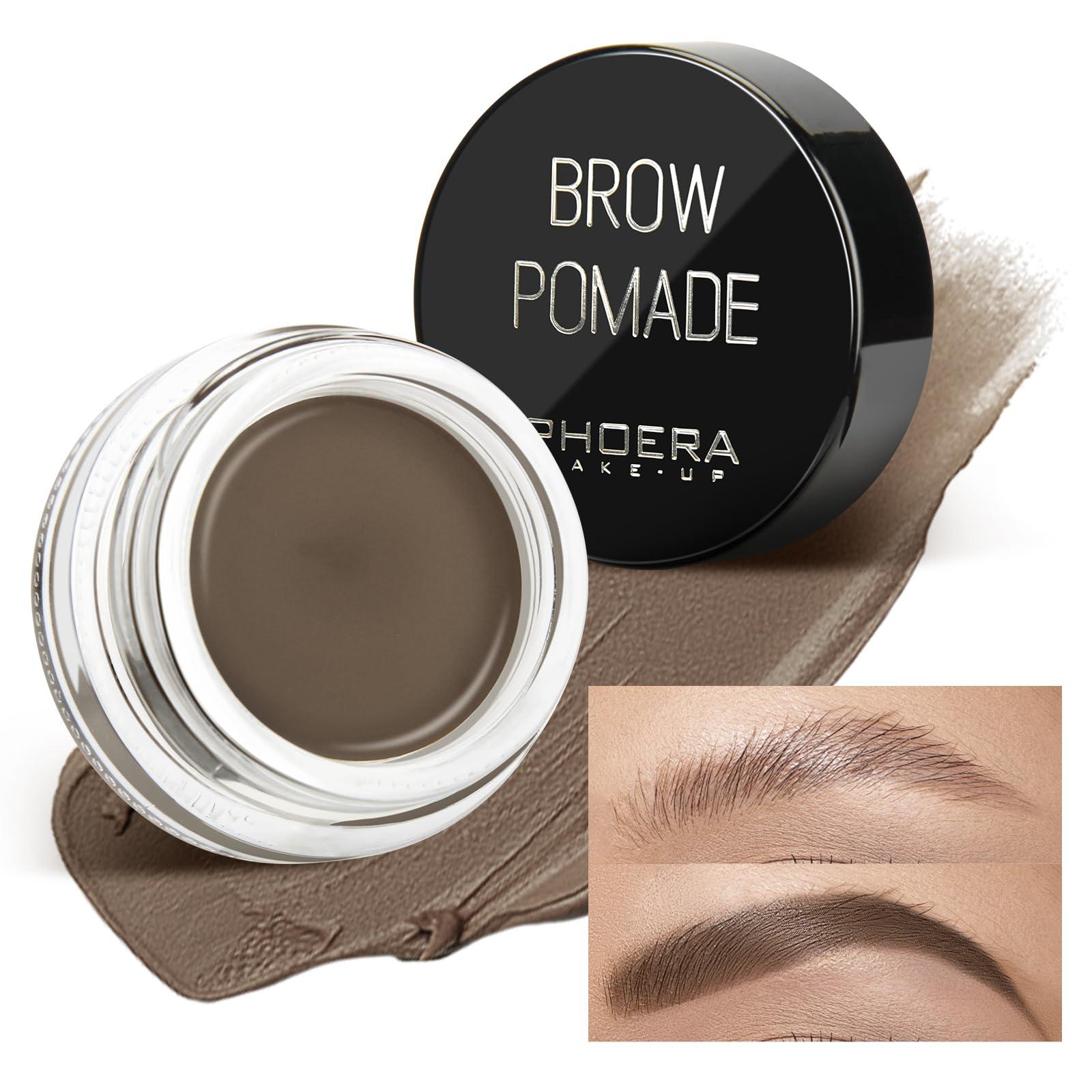 Anglicolor Eyebrow Pomade,Gel Professional Makeup Eyebrow Color,Matte Waterproof Brow Pomade For Long-Lasting Results,Vegan, Cruelty-Free Eyebrow Color that Fills and Shapes Brows(3#Soft Brown)