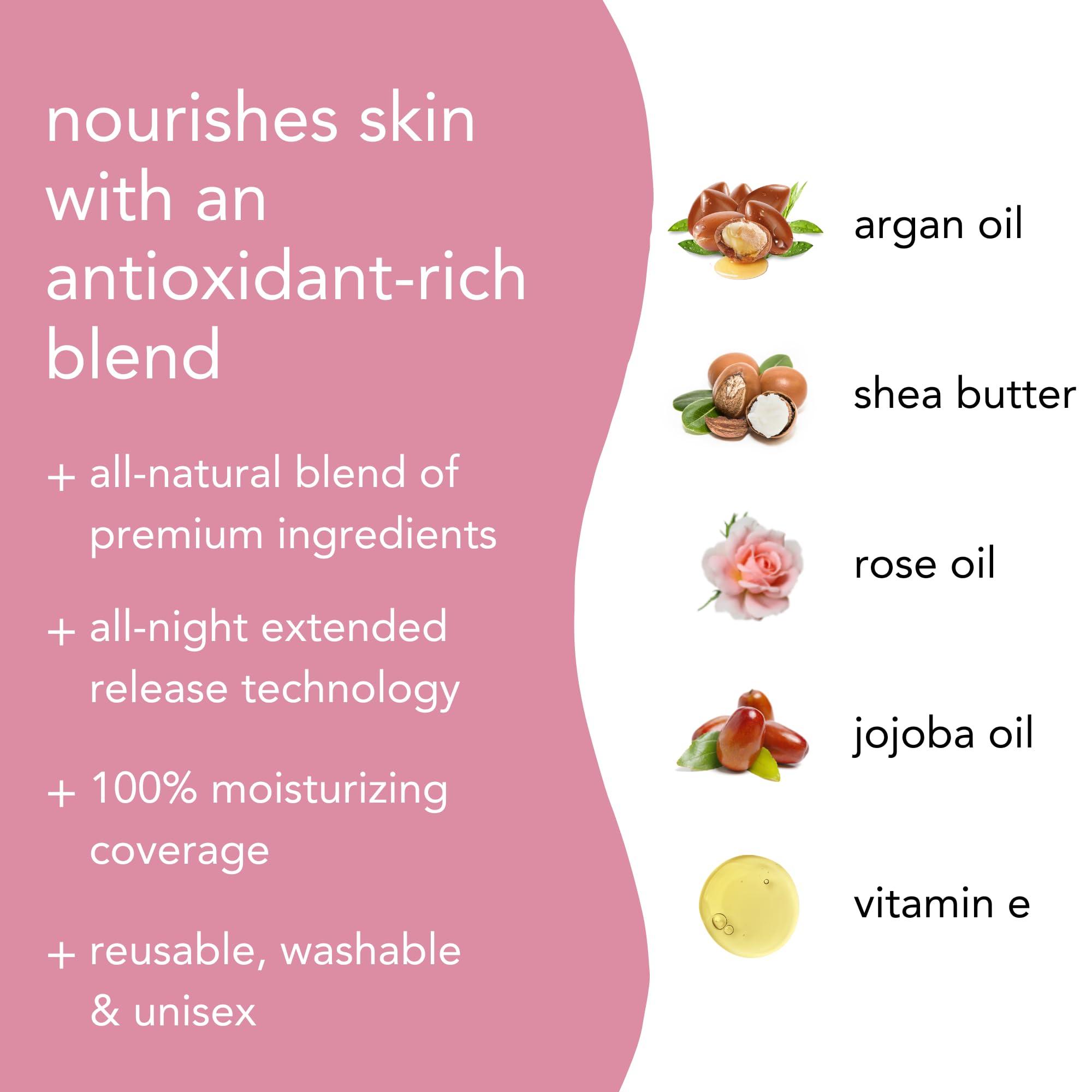 Barefoot Scientist Barefoot Scientist Sleep On It Overnight Moisturizing Gel Socks, Nourish Your Feet, Sole Sisters, Red and Pink, 2 Pack