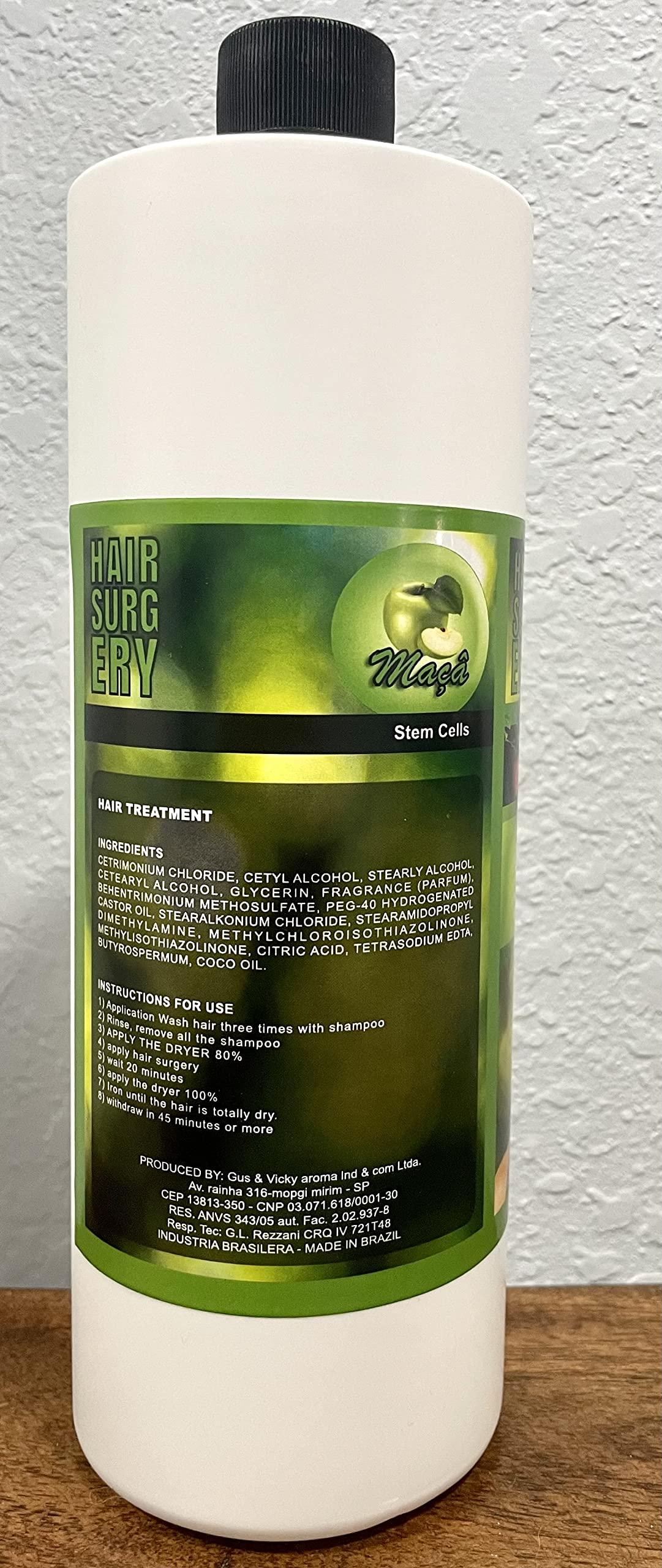 KERA FRUIT KERA FRUIT Hair Treatment 16 Fl Oz, Cirugia Capilar, Chocolate and Celulas Madres (CELULAS MADRES), Natural, Sulfate Free, Unisex, Straightening and Shining