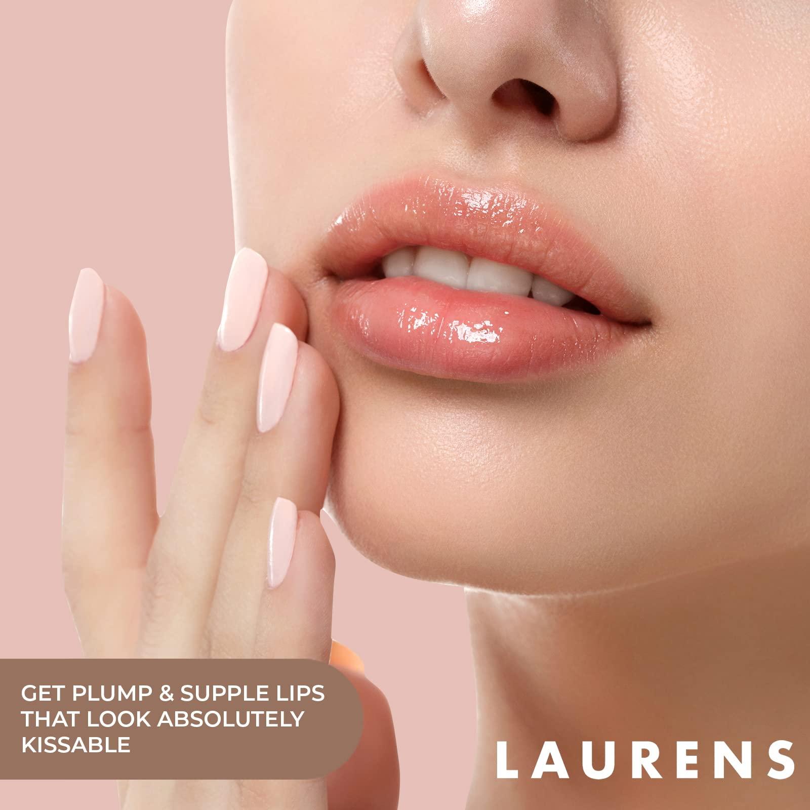 LAURENS BY LAUREN SORRENTINO Lip Mask From Skincare By Laurens- Soothing Moisturizer Lip Care & Plumping Mask With Shea Butter, Ascorbic Acid, Citric Acid & Vitamin E- Moisturizes & Soothes Dry Skin & Chapped Lips- 0.5 fl oz