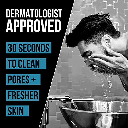 RUGGED & DAPPER RUGGED & DAPPER - Daily Power Scrub Facial Cleanser and Age Defense Face Moisturizer Bundle