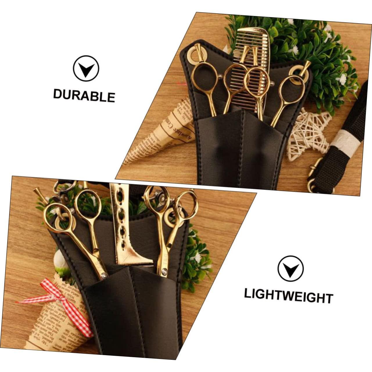 Mikinona Mikinona 3pcs hairdressing scissors bag hair salon tool pouch hair stylist bag container barber scissors pouch hairdressing tool pouch tool bags Hairdressing Tool Bag suite oxford hair care