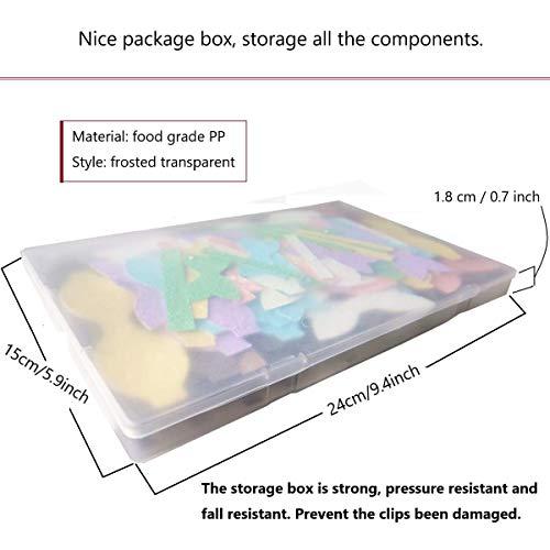 AOUXSEEM AOUXSEEM Faux Leather Hair Bows DIY Making Kit with Pre Cut Pieces and Hair Clips,Make Fashionable Shiny Hair Clips for Girls Lady Woman (Small & Medium Size,48 Set)