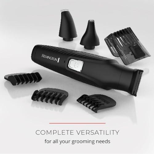 Remington Remington All-in-One Groomer 10 Pcs. Grooming Kit with 16 Length and Style Settings, Up to 70 Minute Runtime for Premium Performance with Smooth Glide Comfort