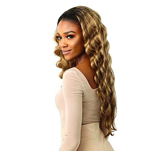 quick weave Outre Quick Weave Crimp Wave New Half Wig Cap Lays Flat TAURISA (DRCPOR)
