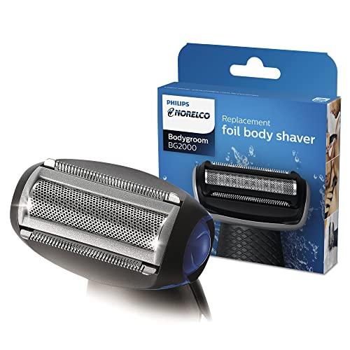 Philips Norelco Philips Norelco Bodygroom Series 5000 Showerproof Body & Manscaping Trimmer for Men with Back Attachment, BG5025/40 + Philips Norelco Genuine Bodygroom Replacement Trimmer/Shaver Foil, BG2000/40