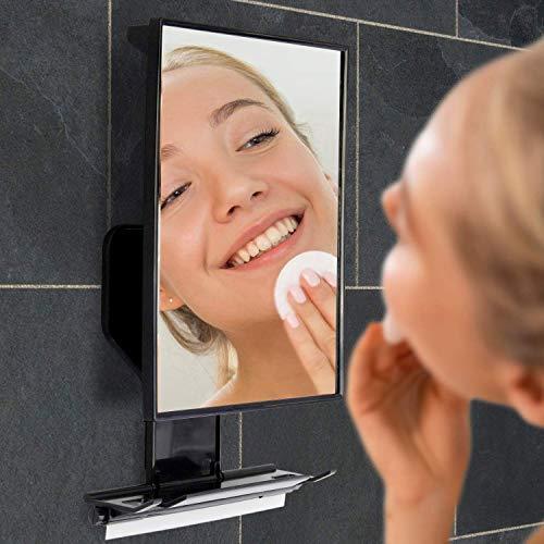 ToiletTree Products ToiletTree Products Fogless Shower Mirror - Anti-Fog Mirror - Adjustable Shaving Mirror with a Squeegee - Rust-Proof, Impact-Resistance Bathroom Shower Mirror - Tall