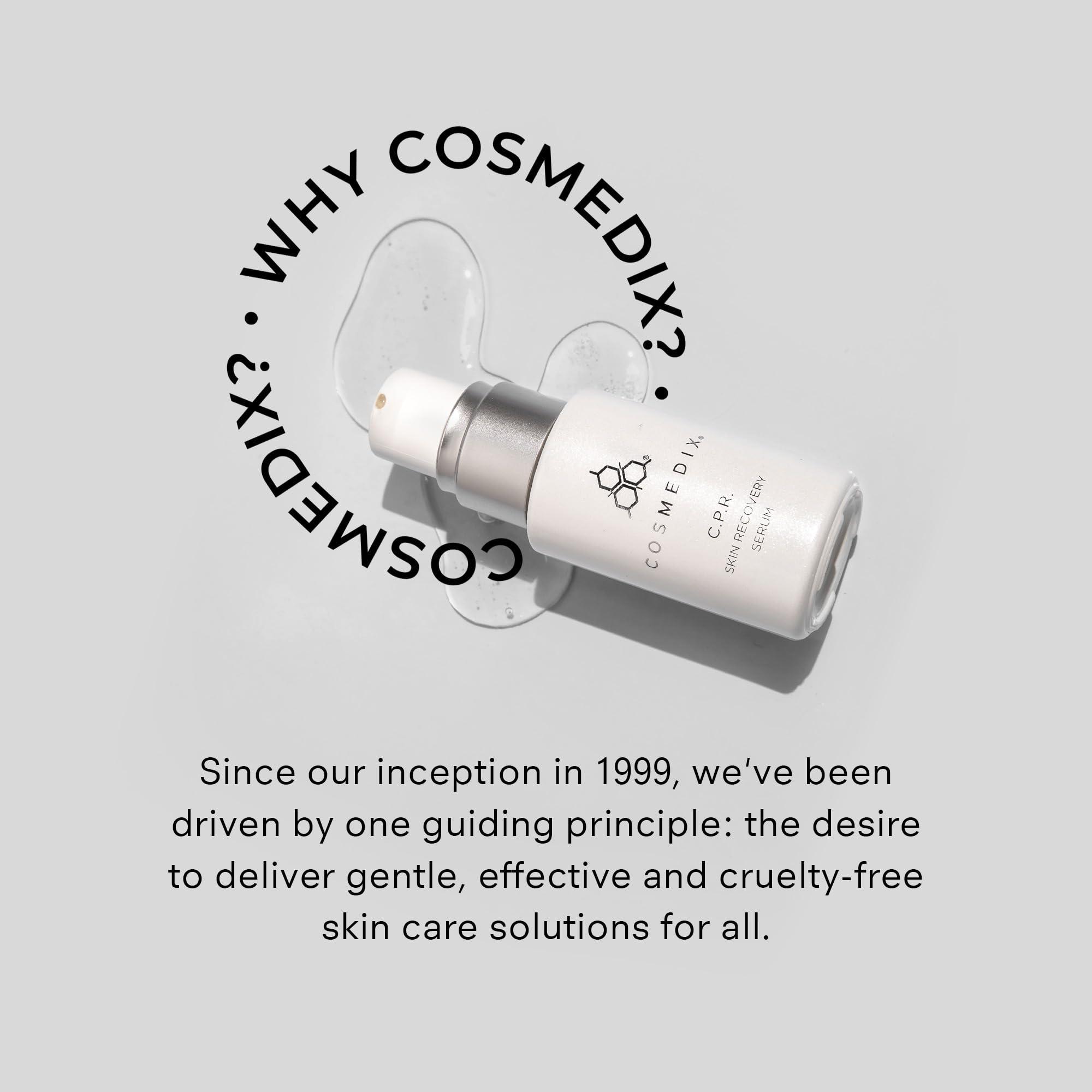 COSMEDIX COSMEDIX CPR Skin Recovery Face Serum for Skin Care - Soothe & Protect Sensitive, Dry Skin - Redness Relief for Face - Hydrating Serum for Facial Care - With Peptides, Rhodiola, Arnica Montana