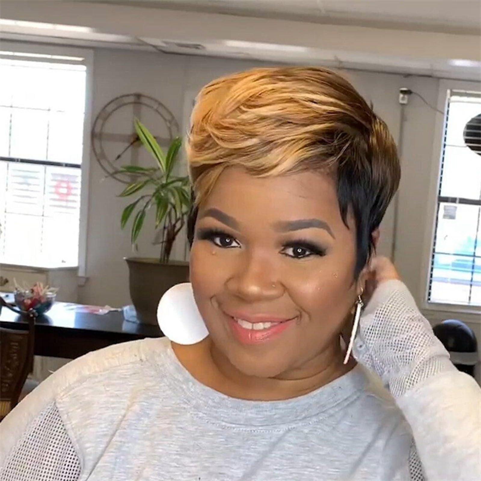 Dempiire Dempiire Human Hair Short Wigs For Women Grey Wigs For Women Short White Wig Wigs With Bangs White Wig Natural Wig