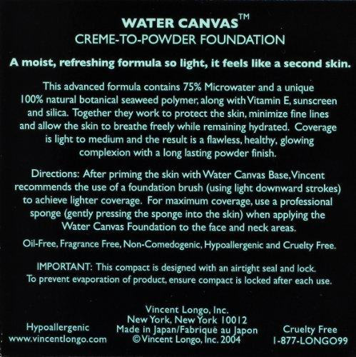 VINCENT LONGO VINCENT LONGO Water Canvas Creme-To-Powder Foundation, Mahogany