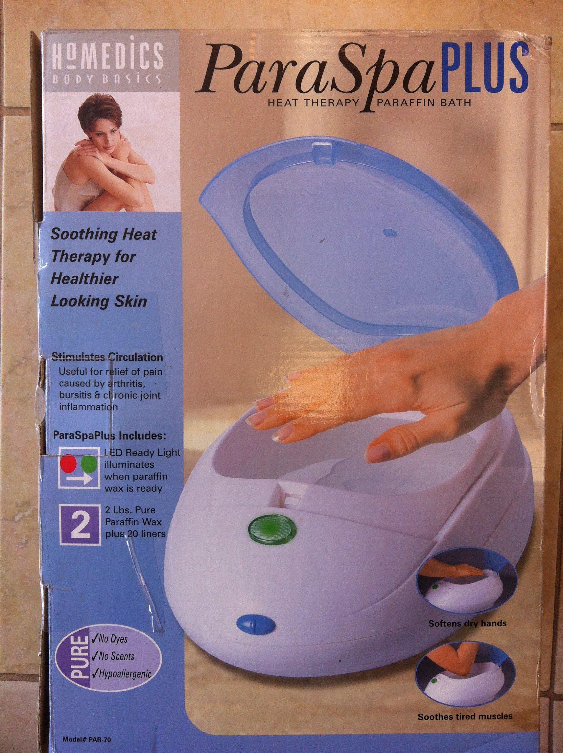 Homedics HoMedics Paraspa Plus Paraffin Bath Heat Therapy System - White/ Blue (PAR-70)